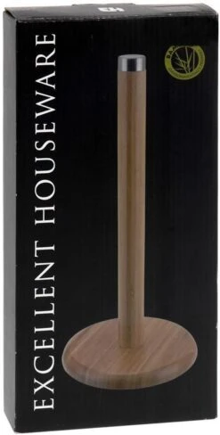 Excellent Houseware Keukenrolhouder - Bamboe -Thuisopslag 607x1200