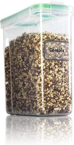 TNM Luxe Luchtdichte Voorraadbussen Set (4x2,5L) – Voorraadpotten - 4 Kleuren -Thuisopslag 616x1200