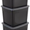 Iris Ohyama Modular Clearbox Opbergbox - 30L - Kunststof - Zwart/Grijs - Set Van 3 2 Iris Ohyama Modular Clearbox Opbergbox - 30L - Kunststof - Zwart/Grijs - Set Van 3 -Thuisopslag 621x1200