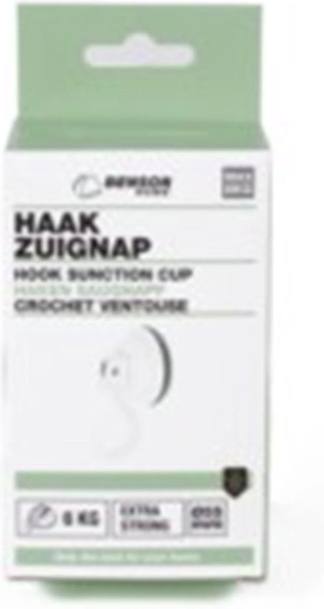 Benson Sterke Zuignap Badkamer/keuken Ophang Haken - 2 St - Kunststof - Draagkracht 6 KG 4 Benson Sterke Zuignap Badkamer/keuken Ophang Haken - 2 St - Kunststof - Draagkracht 6 KG - Afbeelding 2