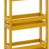 5Five Keuken Of Badkamer Trolley 3-laags - Geel - D15 X B40 X H75 Cm - Mdf Hout - Met Wielen -Thuisopslag 666x1200 1