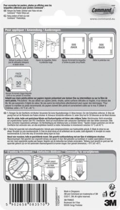 3M Command? Doorzichtige Mini Haken Met Doorzichtige Strips, 6HKS+8S/PK -Thuisopslag 686x1200 2