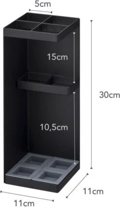 Yamazaki Paraplubak - Zwart - Sorteervakken -Thuisopslag 696x1200