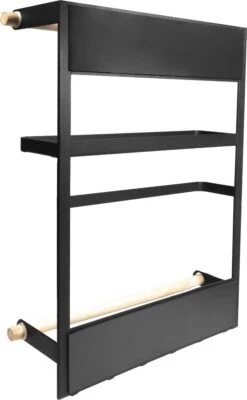 QUVIO Keukenrekje Van Metaal Magnetisch - Kruidenrek - Keuken Opbergrek Voor Kruiden, Handdoeken En Opscheplepels - Zwart 19 QUVIO Keukenrekje Van Metaal Magnetisch - Kruidenrek - Keuken Opbergrek Voor Kruiden, Handdoeken En Opscheplepels - Zwart -Thuisopslag 741x1200