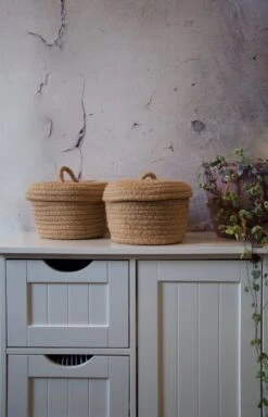 Oliva's - Jute Mandjes - Opbergmand - Opbergbakje - Opbergmandjes - 3L - Set Van 2 Stuks -Thuisopslag 772x1200 1