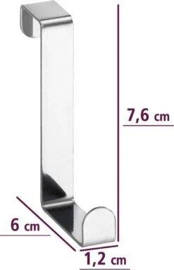 Wenko Deurhaken Opdek En Stompe Deur Zwart 4 Stuks - Zwart - Ophangen Zonder Boren -Thuisopslag 776x1200 1