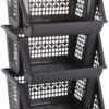 Antraciet Grijze Opberg Kratten/kasten/organizers 3 Vakken 62 Cm - Stapelkratten - Stapelbare Manden -Thuisopslag 787x1200 1