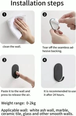 5 Stuks Zwart Roestvrij Handdoek Haken Met 3M Plakstrip/ Roestvrij Staal Zelfklevende Ophanghaak Set Van 5stuks /3M Sticker Muurhaken /Sleutelhaken / Muurhaken / Ophanghaken/Wandhaken /Keukenhaken /Haakjes 17 5 Stuks Zwart Roestvrij Handdoek Haken Met 3M Plakstrip/ Roestvrij Staal Zelfklevende Ophanghaak Set Van 5stuks /3M Sticker Muurhaken /Sleutelhaken / Muurhaken / Ophanghaken/Wandhaken /Keukenhaken /Haakjes -Thuisopslag 787x1200 3