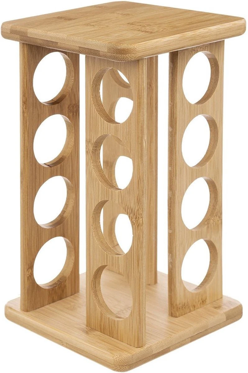 Kruidenrekje Met 16 Kruidenpotjes 29 Cm Van Bamboe - Keukenkruiden Potjes - Kruiden Bewaren 8 Kruidenrekje Met 16 Kruidenpotjes 29 Cm Van Bamboe - Keukenkruiden Potjes - Kruiden Bewaren - Afbeelding 6