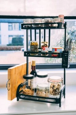 Sens Design Kruidenrek Staand – Keukenrek Voor Kruidenpotjes - Zwart -Thuisopslag 799x1200 14