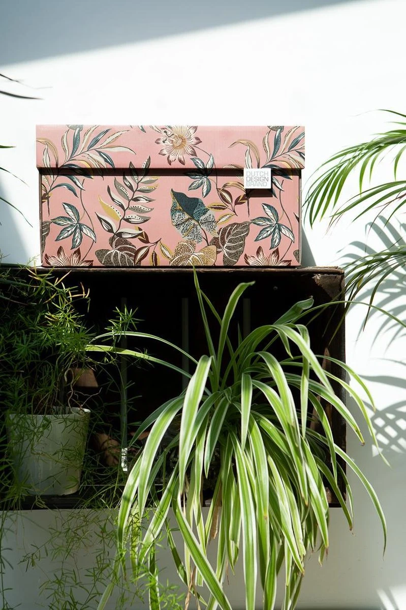Dutch Design Brand - Dutch Design Storage Box - Opbergdoos - Opbergbox - Bewaardoos - Bloemen - Floral Garden 5 Dutch Design Brand - Dutch Design Storage Box - Opbergdoos - Opbergbox - Bewaardoos - Bloemen - Floral Garden - Afbeelding 3
