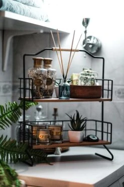 Metalen Keuken Etagere 2 Laags Van Naturn Living | Keuken Opbergrek | Kruidenpotjes Rek | Kruiden Organizer | Keuken Rek Specerijen | Mat Zwart -Thuisopslag 800x1200 17