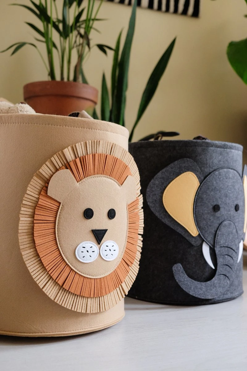 Speelgoedmand Kinderen – Opbergmand Kinderkamer – Speelgoed Opbergen – Speelgoedkist - Olifant 9 Speelgoedmand Kinderen – Opbergmand Kinderkamer – Speelgoed Opbergen – Speelgoedkist - Olifant - Afbeelding 7