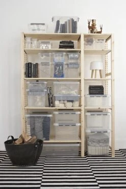 Sunware - Q-line Opbergbox Met Inzet 22L Transparant Metaal - 40 X 30 X 26 Cm 13 Sunware - Q-line Opbergbox Met Inzet 22L Transparant Metaal - 40 X 30 X 26 Cm -Thuisopslag 800x1200 60