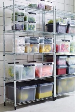 Orthex Opbergboxen Met Deksel 8 Liter Laag - 8 Liter Laag (30 X 40 X 11 Cm) - Stapelbaar -Thuisopslag 802x1200