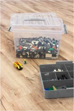 Sunware - Q-line Opbergbox Met Inzet 22L Transparant Metaal - 40 X 30 X 26 Cm 12 Sunware - Q-line Opbergbox Met Inzet 22L Transparant Metaal - 40 X 30 X 26 Cm -Thuisopslag 802x1200 4