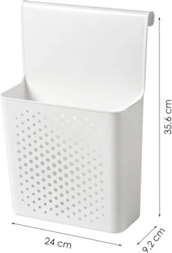Keukendeur Organizer - Wit - 35,6 X 24 X 9,2 Cm - Hangende Keuken Opberger - Gootsteenkast Mand - Keukenkast Organiser - Deurmand - Gootsteenkast Organizer - Hangende Organizer 14 Keukendeur Organizer - Wit - 35,6 X 24 X 9,2 Cm - Hangende Keuken Opberger - Gootsteenkast Mand - Keukenkast Organiser - Deurmand - Gootsteenkast Organizer - Hangende Organizer -Thuisopslag 819x1200