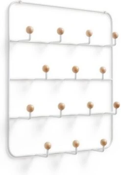 Umbra Kapstok Deurhanger - Estique 14 Haken - Wit - Metaal -Thuisopslag 831x1200 1