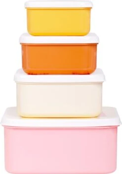 A Little Lovely Company - Brooddoos - Broodtrommel - Lunch & Snack Box Set Van 4 - Regenbogen 17 A Little Lovely Company - Brooddoos - Broodtrommel - Lunch & Snack Box Set Van 4 - Regenbogen -Thuisopslag 840x1200