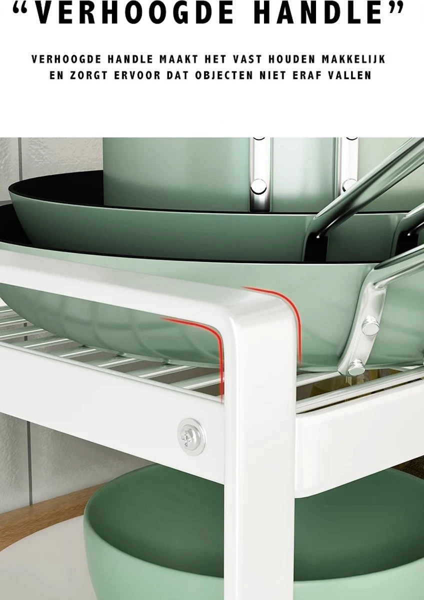 Keuken Organizers - Aanrecht Organiser - 23,8*40,3* 21 - Pannenrekken - Gootsteenkast Organizer - Bureau Organizer - Opbergrek - Kruidenrek - Kast Organizer - Badkamer Organizer 10 Keuken Organizers - Aanrecht Organiser - 23,8*40,3* 21 - Pannenrekken - Gootsteenkast Organizer - Bureau Organizer - Opbergrek - Kruidenrek - Kast Organizer - Badkamer Organizer - Afbeelding 8