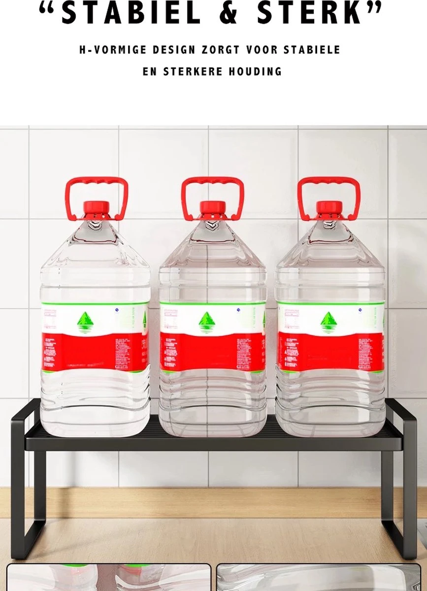 Keuken Organizers - Aanrecht Organiser - 23,8*40,3* 21 - Pannenrekken - Gootsteenkast Organizer - Bureau Organizer - Opbergrek - Kruidenrek - Kast Organizer - Badkamer Organizer 9 Keuken Organizers - Aanrecht Organiser - 23,8*40,3* 21 - Pannenrekken - Gootsteenkast Organizer - Bureau Organizer - Opbergrek - Kruidenrek - Kast Organizer - Badkamer Organizer - Afbeelding 7