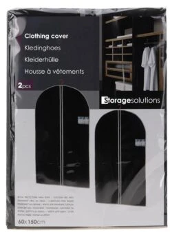 Merkloos Kledinghoes - Kledinghoezen - Met Rits - 2 Stuks -Thuisopslag 868x1200 1