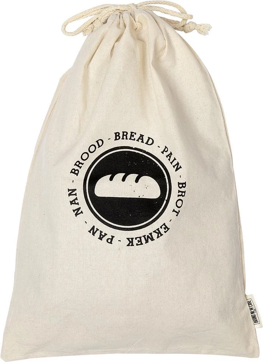 BrandNewCake Broodzak Katoen 47x31cm (heel Brood) - Herbruikbare Broodzak - Broodzak Voor Thuisbakkers - Zero Waste - Duurzaam 4 BrandNewCake Broodzak Katoen 47x31cm (heel Brood) - Herbruikbare Broodzak - Broodzak Voor Thuisbakkers - Zero Waste - Duurzaam - Afbeelding 2
