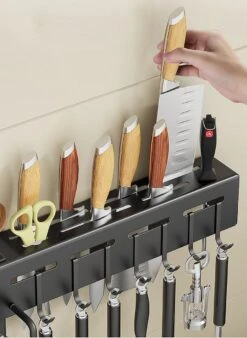 Premium Keukenrek – Keukenrek Hangend – Messenrek - Wandrek - Keukenrek Hangend Met Of Zonder Boren – Keukengerei Rek – Ophangbaar Keukenrek - Met Of Zonder Boren – Keuken Organizer - Incl. GRATIS Lijm 12 Premium Keukenrek – Keukenrek Hangend – Messenrek - Wandrek - Keukenrek Hangend Met Of Zonder Boren – Keukengerei Rek – Ophangbaar Keukenrek - Met Of Zonder Boren – Keuken Organizer - Incl. GRATIS Lijm -Thuisopslag 878x1200 3