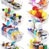 Gewoon® Koelkast Organizer (set Van 8) - Bakjes - Lade Organizer - Opbergboxen - Keuken - Stapelbaar - Transparant -Thuisopslag 879x1200