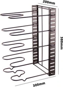 Merkloos TDR - Pannenrek Verstelbaar - Opbergrek Voor 5 Pannen - Keukenrek Staand - Dekselhouder - 5 Laags 11 Merkloos TDR - Pannenrek Verstelbaar - Opbergrek Voor 5 Pannen - Keukenrek Staand - Dekselhouder - 5 Laags -Thuisopslag 880x1200
