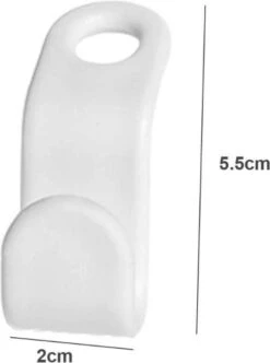 Kledinghaak – Haken Voor Kledingkast – Kleding Organizer – Kleding Organiseren – 10 Stuks – Wit -Thuisopslag 892x1200 5