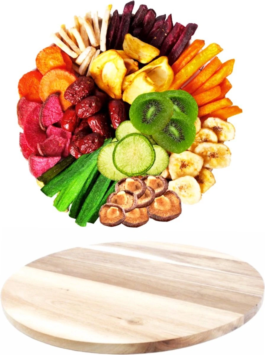 Merkloos Draaiplateau 40cm- Borrelplank -Tapasplank – 360º Roterende Draaischijf - Hapjes Plank Massief Hout – ⌀40cm 3 Merkloos Draaiplateau 40cm- Borrelplank -Tapasplank – 360º Roterende Draaischijf - Hapjes Plank Massief Hout – ⌀40cm