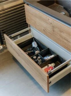 Merkloos Kast Organizers - Zwart - Set 6 Stuks - Opberg Boxen - Opberg Mand -Thuisopslag 898x1200