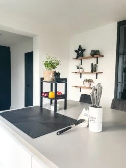 Clear Living - Keuken Organizer - Aanrecht Organizer - Bureau Organizer - Kruidenrek - Etagere - Gootsteen Organizer - Keukenkast Organizer - Metaal - Zwart -Thuisopslag 899x1200 11