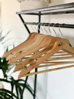 Merkloos Houten Kledinghanger - Met Inkeping En Broeklat - 32 Stuks -Thuisopslag 899x1200 21