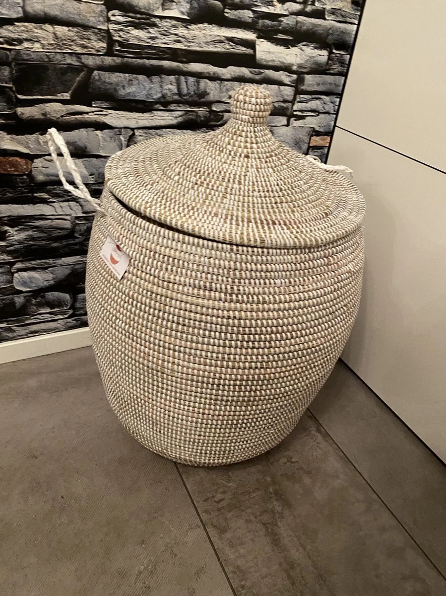 Decoratieve Mand Met Deksel En Handvaten 6 Decoratieve Mand Met Deksel En Handvaten - Afbeelding 4