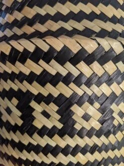 Rieten Mand - Zeegras Naturel Zwart 35 X 30 -Thuisopslag 899x1200 34