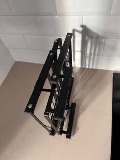 Merkloos Inklapbaar Kruidenrek - 2-laags Keukenrek - Aanrecht Organizer - Kruiden Etàgere - Staand Keukenrek -Thuisopslag 899x1200 9