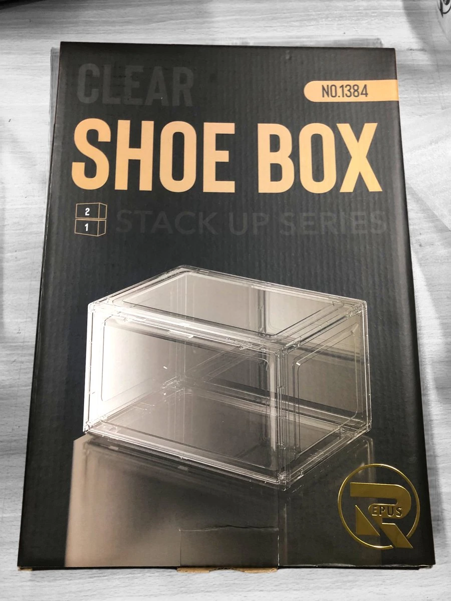Repus - Schoenen Doos - Premium Quality - Shoe Box - Transparant Opberger - Sneakers Display - Shoes Collector - Limited Edition - Magneetsluiting - Opstapelbaar - 1 Stuk 8 Repus - Schoenen Doos - Premium Quality - Shoe Box - Transparant Opberger - Sneakers Display - Shoes Collector - Limited Edition - Magneetsluiting - Opstapelbaar - 1 Stuk - Afbeelding 6