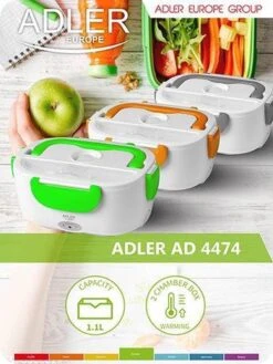 Adler AD 4474 Grijze Elektrische Lunchbox -Thuisopslag 900x1200 7