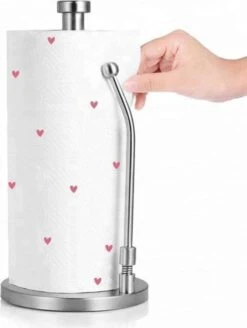 Keukenrolhouder Keuken Accessoires Keukenpapier Houder Zilver RVS -Thuisopslag 905x1200 3