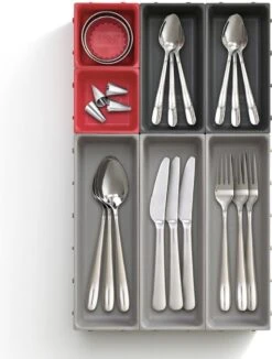 Joseph Joseph Modulaire 10-delige Ladebakjes Grijs Zwart Klikbaar - Grijs - Koppelbaar -Thuisopslag 908x1200 2