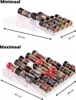 Merkloos Kruidenrek Lade - Kruiden Organizer - Kruidenrek Uitschuifbaar - Lade Organizer - Kruiden Opbergen Lade - Kruidenrekje Schuif - Min. 20x42 Max. 40x42 11 Merkloos Kruidenrek Lade - Kruiden Organizer - Kruidenrek Uitschuifbaar - Lade Organizer - Kruiden Opbergen Lade - Kruidenrekje Schuif - Min. 20x42 Max. 40x42 -Thuisopslag 913x1200