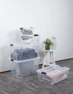 IRIS Topbox Opbergbox - 60L - 4 Stuks - Transparant/Zwart 12 IRIS Topbox Opbergbox - 60L - 4 Stuks - Transparant/Zwart -Thuisopslag 937x1200 4
