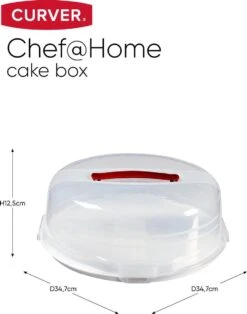 Curver Chef@home Taartdoos Laag - Sneeuwwit -Thuisopslag 943x1200 1