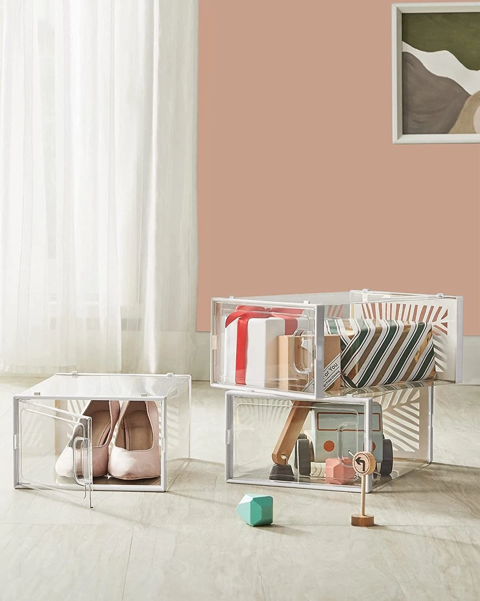 Merkloos Premium Schoenen Opbergsysteem Set Van 18 - Schoenenbox Tot Maat 44 - Schoenen Organizer Doorzichtig - Organizer Kleding - Kast Organizer - Lade Organizer 8 Merkloos Premium Schoenen Opbergsysteem Set Van 18 - Schoenenbox Tot Maat 44 - Schoenen Organizer Doorzichtig - Organizer Kleding - Kast Organizer - Lade Organizer - Afbeelding 6