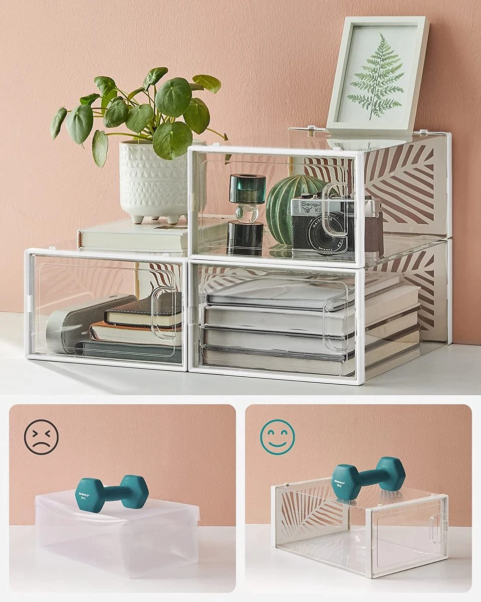 Merkloos Premium Schoenen Opbergsysteem Set Van 18 - Schoenenbox Tot Maat 44 - Schoenen Organizer Doorzichtig - Organizer Kleding - Kast Organizer - Lade Organizer 10 Merkloos Premium Schoenen Opbergsysteem Set Van 18 - Schoenenbox Tot Maat 44 - Schoenen Organizer Doorzichtig - Organizer Kleding - Kast Organizer - Lade Organizer - Afbeelding 8