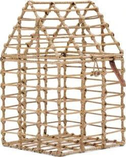 Riviera Maison Ei Opbergbox, Eiermand, Eierrek, Eierhouder - RM Wonderful House Egg Holder - Bruin - Rattan Pitriet