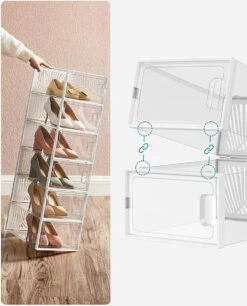 Merkloos Premium Schoenen Opbergsysteem Set Van 18 - Schoenenbox Tot Maat 44 - Schoenen Organizer Doorzichtig - Organizer Kleding - Kast Organizer - Lade Organizer 17 Merkloos Premium Schoenen Opbergsysteem Set Van 18 - Schoenenbox Tot Maat 44 - Schoenen Organizer Doorzichtig - Organizer Kleding - Kast Organizer - Lade Organizer -Thuisopslag 968x1200 1