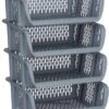 Pakket Van 4x Opberg Kratten/rekken/organizers Grijs 39 X 30 X 13 Cm - Stapelkratten - Stapelbare Manden/bakken -Thuisopslag 971x1200 1